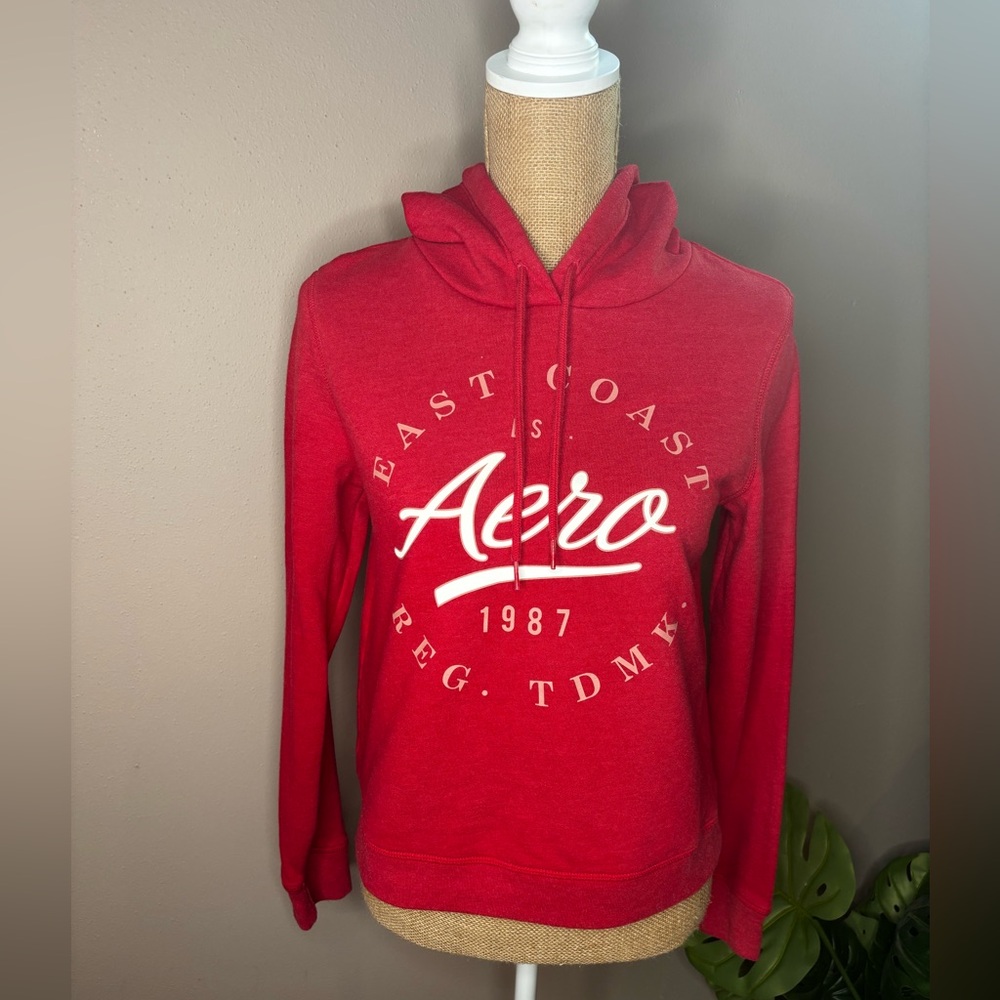 Aeropostal Aero Women’s Circle Pullover Hoodie Size S Aero logo